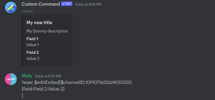 Adding Field Example
